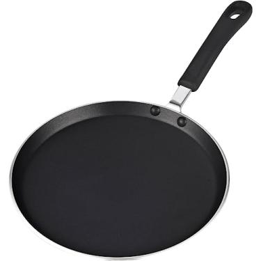 Imagem de Cook N Home Panqueca antiaderente de calibre pesado de 10,25 polegadas, 26 cm, preta