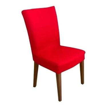 Imagem de Capa de Cadeira Jantar 6 Lugares Vermelho