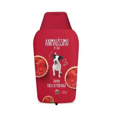 Imagem de Shampoo P/ Cães Torta De Morango Premium Animalíssimo 500ml - Animalis