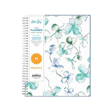 Imagem de Blue Sky Agenda mensal 2021, capa flexível fosca, encadernação de arame duplo, 20 x 25 cm, Lindley (101582-21)