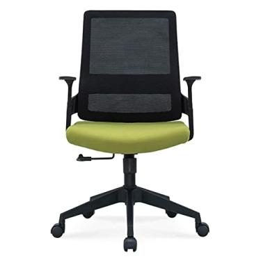 Imagem de Cadeira de escritório Cadeira multifuncional Cadeira de escritório Elevador Cadeira de computador Cadeira giratória Poltrona Cadeira de trabalho Encosto Cadeira de jogos (cor: verde, tamanho: tamanho