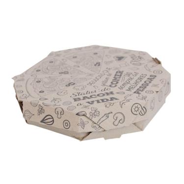 Imagem de Caixa De Pizza Tampa Acoplada Basic N° 25 Com 25 Unidades