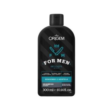 Imagem de Shampoo For Men Anticaspa Gengibre E Hortelã 300ml - Origem