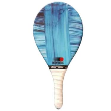 Imagem de Raquete de Frescobol Profissional Fibra (Blue)