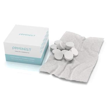 Imagem de Toalha Compacta Descartável Higiene Feminist - 10 Unidades