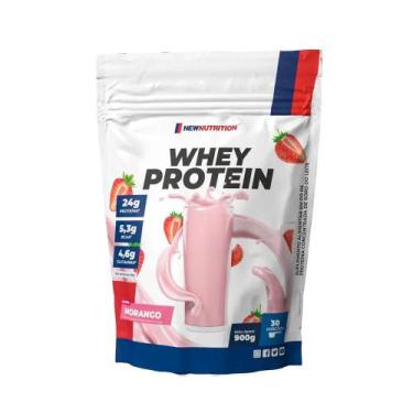 Imagem de Whey Protein - Sabor Morango 900G New Nutrition