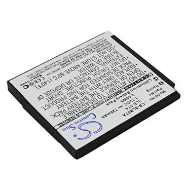 Imagem de PRUVA Bateria compatível com Samsung ST50, ST500, ST550, ST600, TL100, TL205, TL210, TL220, TL225, TTL-20, P/N: SLB-07A 720mAh