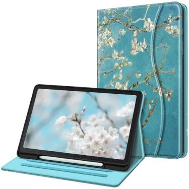 Imagem de Fintie Capa para Samsung Galaxy Tab S6 Lite 10,4 polegadas 2022/2020 modelo (SM-P610/P613/P615/P619) com suporte de caneta S, capa traseira de TPU macio com visualização em vários ângulos com bolso Au