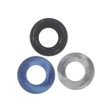 Imagem de Conjunto Com 3 Aneis Peniano Em Silicone Retardador De Ejaculação