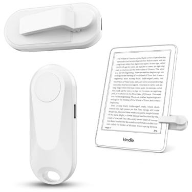 Imagem de DATAFY Virador de página com controle remoto para ereaders Kindle Paperwhite, Oasis, Kobo, controles remotos para câmera de vídeo, trocador de página com clique para ler em iPad e Tablets com alça de