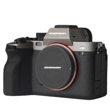 Imagem de DBZZ α7IV Capa antiarranhões, película protetora de adesivo antidesgaste para Sony Alpha 7 IV (ILCE-7M4/α 7 IV) (titânio e preto fosco)