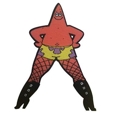 Imagem de Meias arrastão Patrick - Patch Bob Esponja Calça Quadrada
