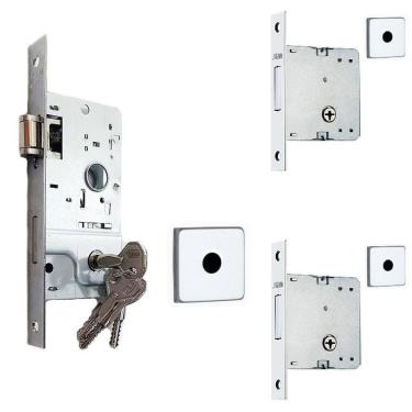 Imagem de Fechadura Tetrakit Rolete Stam Porta de Entrada Pivotante