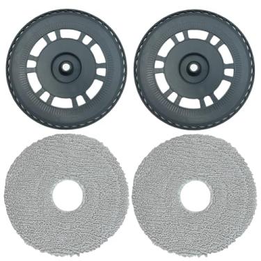 Imagem de Ytaland 2 unidades de substituição para aspirador de pó Dreame L10s Pro Ultra Heat /X40 Ultra/L20 Ultra Robot Aspirador Acessórios, almofada lavável