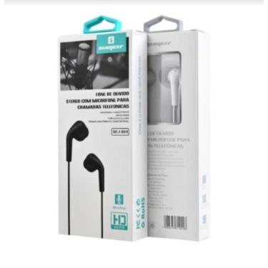 Imagem de Fone de ouvido stereo com microfone para chamadas telefônicas  sej-b1a