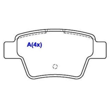 Imagem de Pastilha Freio Traseiro C4 Pallas 2008 a 2013 Syl 2142