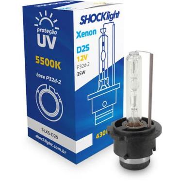 Imagem de Lâmpada Shocklight Xenon D2s 4300k 35w 12v Luz Amarela