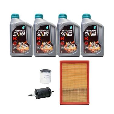 Imagem de Kit Troca De Óleo Fiat Stilo 1.8 8v Selenia K 15W40 - PETRONAS
