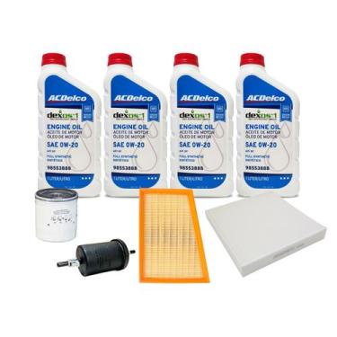 Imagem de Kit Troca De Óleo Chevrolet Onix Flex 1.0 12v / Tracker 1.0 ou 1.2 12v