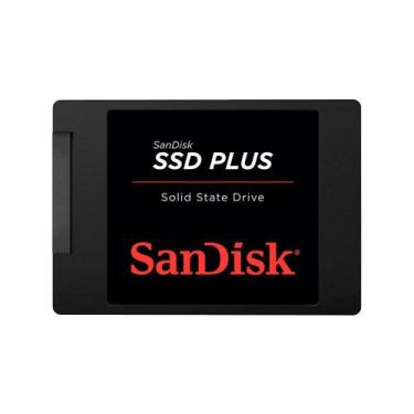 Imagem de SSD 1TB SanDisk Plus, Leitura 535MB/s, Gravação 350MB/s, Sata III 6Gb/