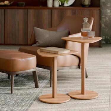 Imagem de Mesa Mesinha Centro Lateral Organica 2 Un Mdf Madeira Novas (Nature)