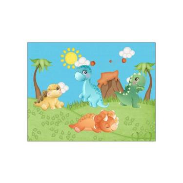 Imagem de Painel de Festa Horizontal 1,55 X 1,20 - Dinossauros Baby Cute 001 - V