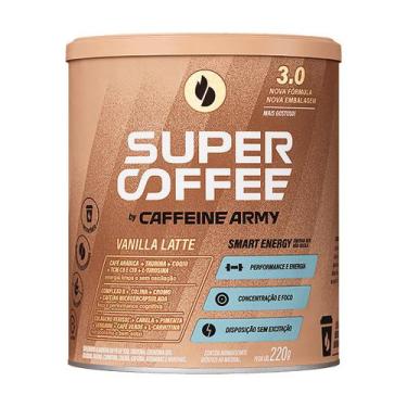 Imagem de Supercoffe Café Queima Gordura Sabor Vanilla 220g Caffeine Army