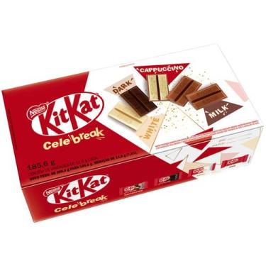 Imagem de Waffer de Chocolate Kit Kat Chocolate Branco Meio Amargo Cappuccino e 
