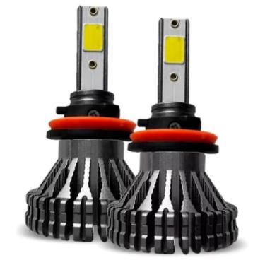 Imagem de Par Lâmpada Hb3 Super Led 6000k 6000 Lúmens 2d Kit Reator Embutido - F