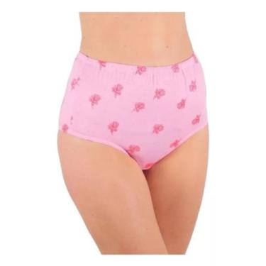 Imagem de Kit 3 Calçolas Senhora 100% Algodão Macio Plus Size Cintura Alta Algod