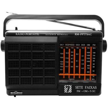 Imagem de Rádio Motobrás Rm-Pft73Ac 7 Faixas Fm - Motobras, Bivolt