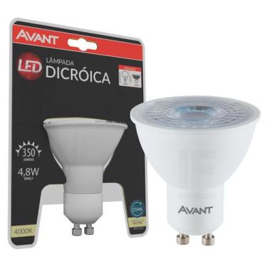 Imagem de Lâmpadas Led Dicróica Avant 4,8w 4000k Gu10 Bivolt Mr16