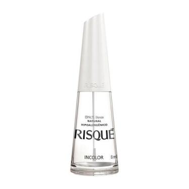 Imagem de Esmalte Risqué Incolor Natural Hipoalergênico com 8ml, Incolor, 8ml