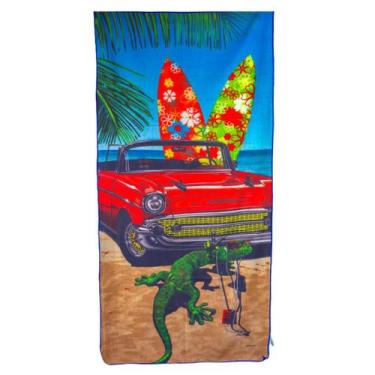 Imagem de Toalhas de Praia 100% Microfibra Poliéster Estampada Modelos Infantil,