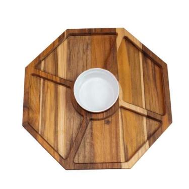 Imagem de Petisqueira Campobasso de Madeira Teca - Albero Bello