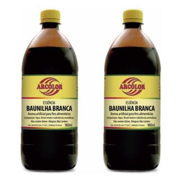 Imagem de Essência Arcolor 960ml Kit 2 Unidades Baunilha Branca