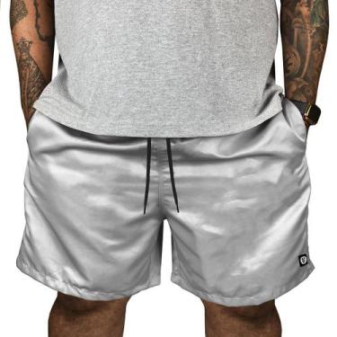 Imagem de Short Praia Masculino Extra Plus Size Elástico Com Cardao - MP Moda Ma