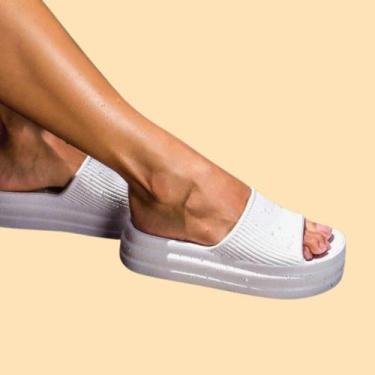 Imagem de Plataforma Nuvem Chinelo Lançamento Leve e Confortável - HL CALCADOS, 