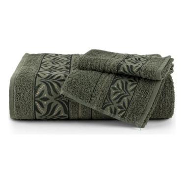 Imagem de Kit De 2 Toalhas Felpudas Floral Hipoalergênicas Multicolors - Riffo S