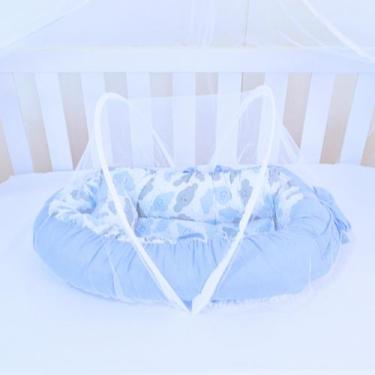 Imagem de Ninho Redutor de Berço para Bebê com Mosquiteiro Várias Estampas - Jba