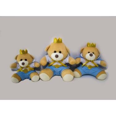 Imagem de Trio De Ursinhos Para Nichos 15cm 20cm 25cm - Enfeite de Quarto - Vári
