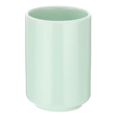 Imagem de HARFINGTON Xícaras de chá de cerâmica japonesa 227 g/240 ml, cor lisa, simples, sem alça, canecas de chá de cerâmica fosca, vidro fosco, para chá matcha, vinho, chá verde, café, bebidas, verde