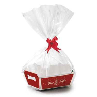 Imagem de Kit Cesta - Natalino Colorido - Cromus Natal - 1 unidade - Rizzo, MG -