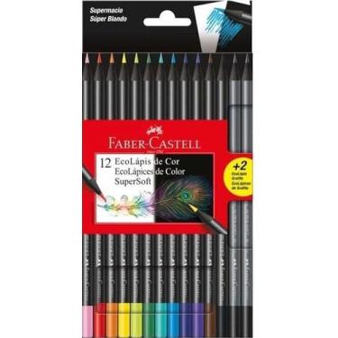 Imagem de EcoLápis de Cor SuperSoft Cores Metálicas, Faber-Castell