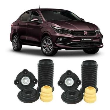 Imagem de Kit Batente Fiat Cronos Dianteiro (2018 Até 2021) O Par - Vituri