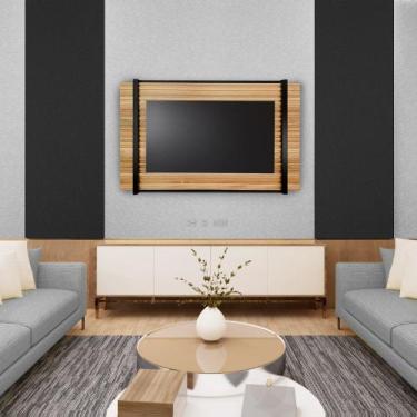 Imagem de Painel para Tv até 75 Polegadas Ripado Becca Estilo Industrial 220 X 9