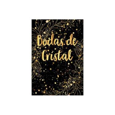 Imagem de Painel De Festa Vertical 1,50 x 2,20 - Efeito Brilhos Bodas de Cristal