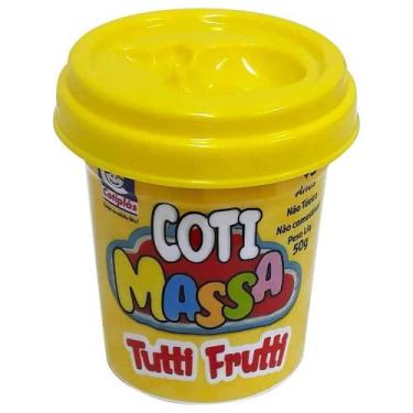 Imagem de Coti massa tutti frutti pote individual 50g cotiplas, Baleia amarelo, 