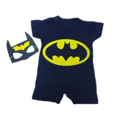 Imagem de Macacão personagem Batman com mascara - sulakyds, P, Preto