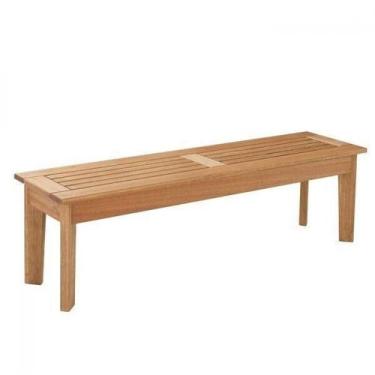 Imagem de Banco 2,00m Ripado para Áreas Externas em Madeira Eucalipto Maior Dura